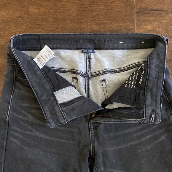 American Eagle - Super Stretch High Rise Jegging - 6 X-Long - Grey - Picture 3 of 5